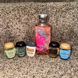 Bath and Body Works Hand Sanitizer and Shower Gel
